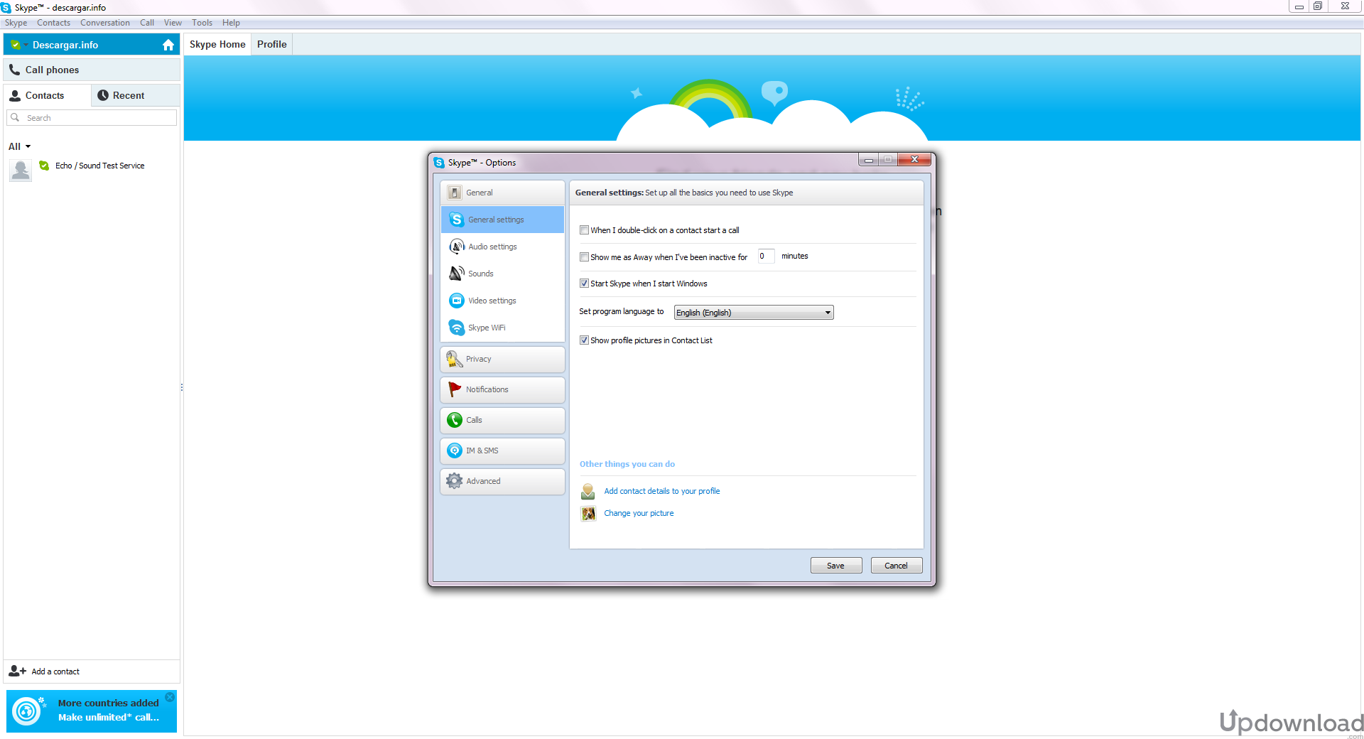 skype online without download